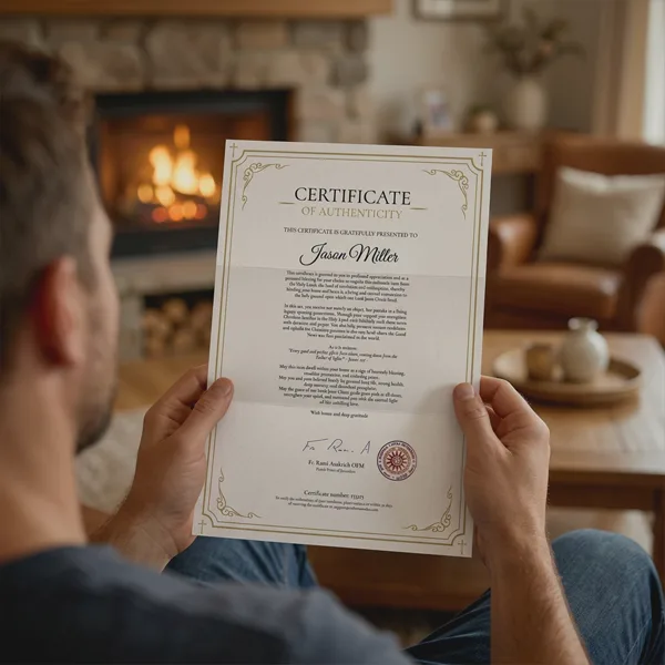Authenticity Certificate