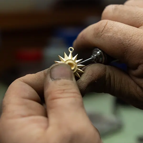 Nativity Pendant Preparation