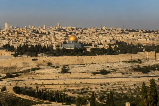 Jerusalem and the surrounding biblical landscape